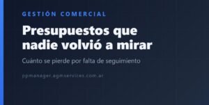 Seguimiento de presupuestos en Printing Press Manager